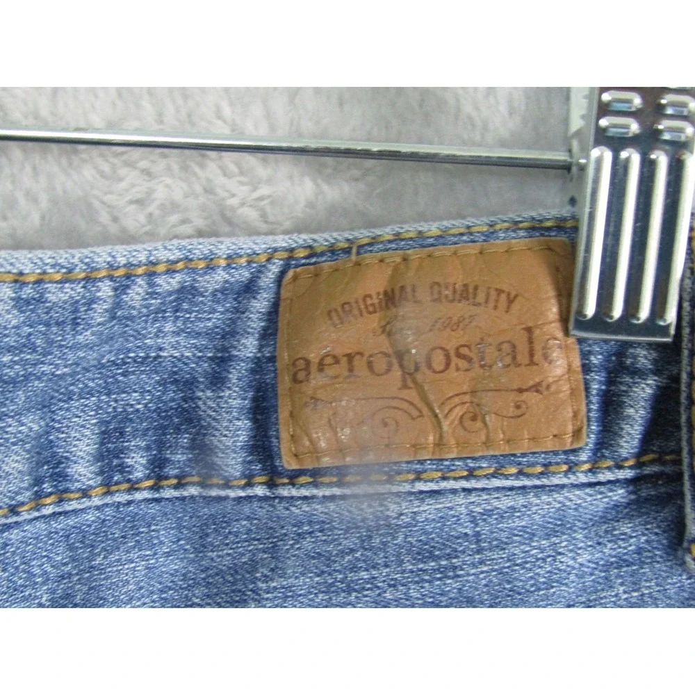 Aeropostale Bootcut Jeans Womens‎ Blue Excellent Low Rise Medium Wash